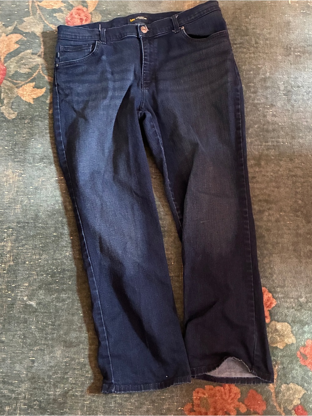 Dark Blue Lee Jeans - Classic Straight Fit